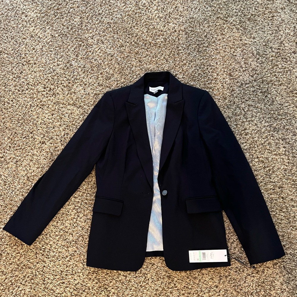 NEVER WORN ✨ Calvin Klein Navy Suit Jacket